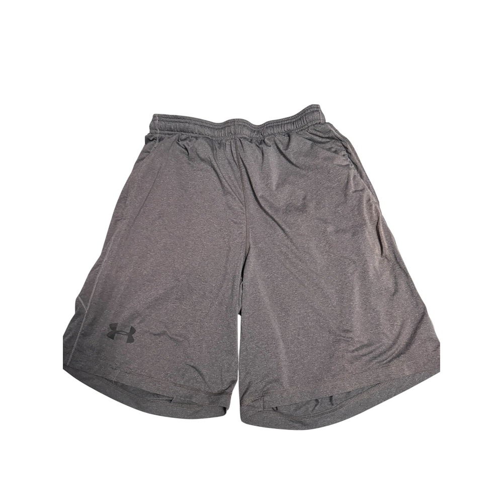Under Armour Mens HeatGear Athletic Shorts Gray Heather Large LG Gym Training